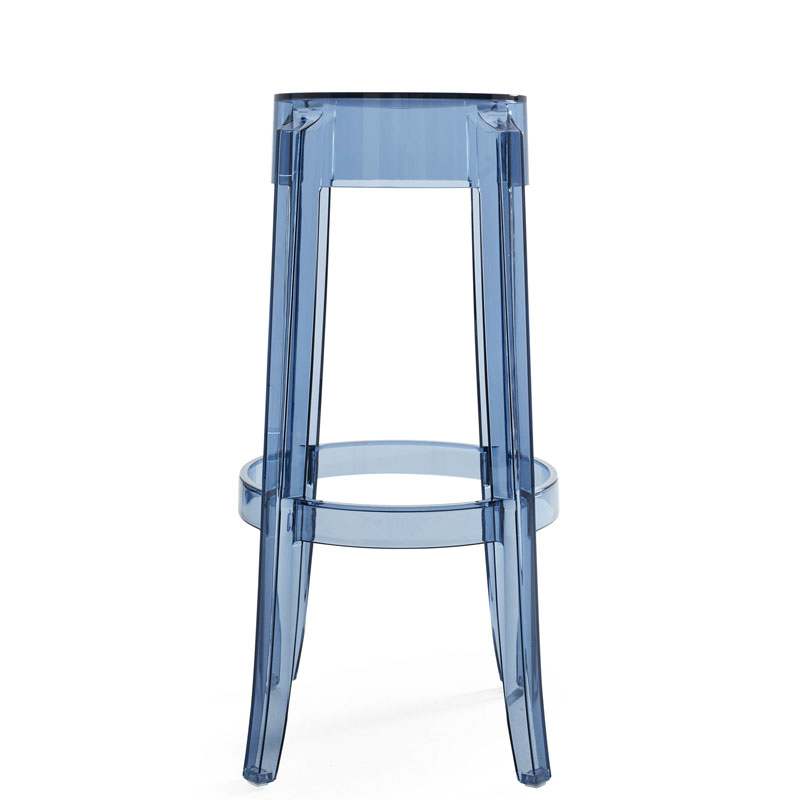 Philippe Starck 2005 Charles Ghost Stool, H75cm, Powder Blue
