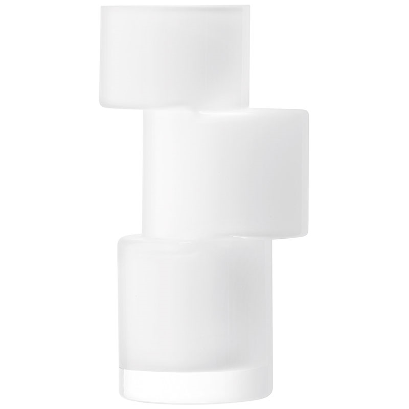 Tier Vase, H26 cm, Chalk White