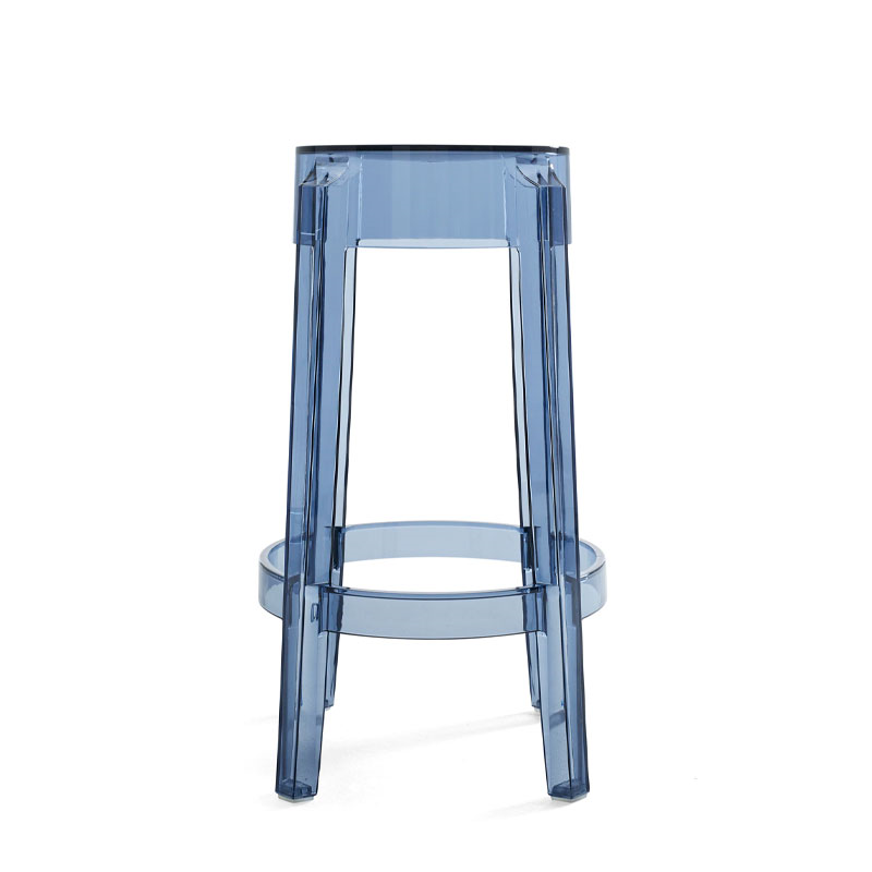 Philippe Starck 2005 Charles Ghost Stool, H65cm, Powder Blue