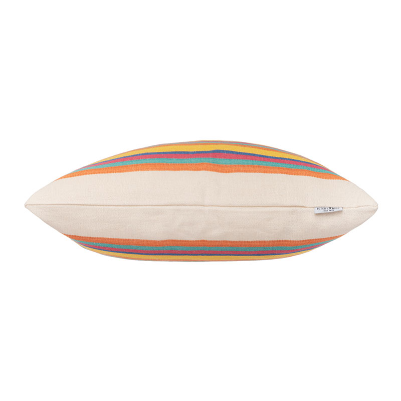 Pinata Stripe Hand Made Cushion, 40 x 40 cm, Multi Coloured