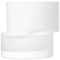Tier Lantern/Vase, H13.5cm, Chalk White