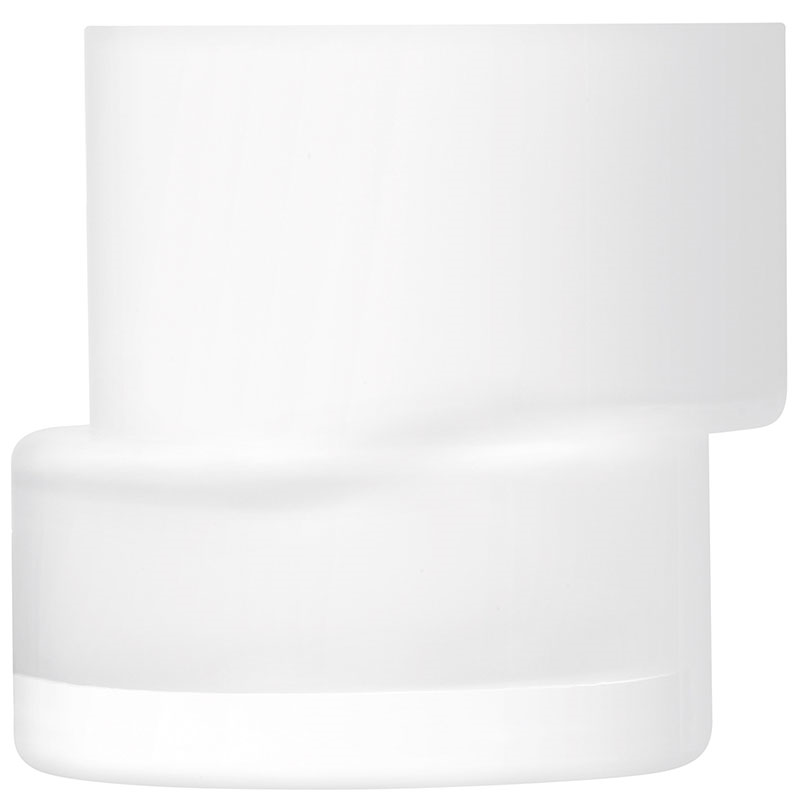 Tier Lantern/Vase, H13.5cm, Chalk White