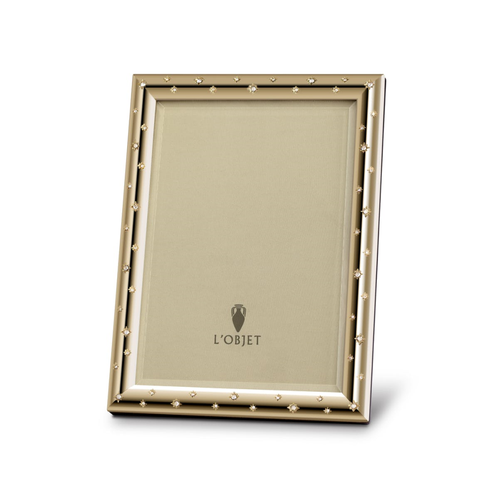 Stars Photo Frame, 4 x 6", Gold